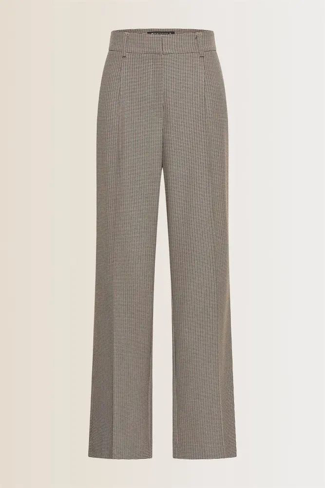 Geruite broek