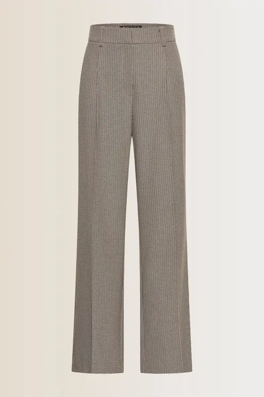 Geruite broek
