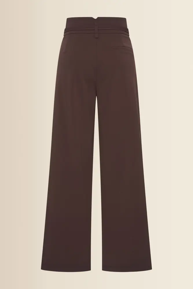 Wijde travel broek
