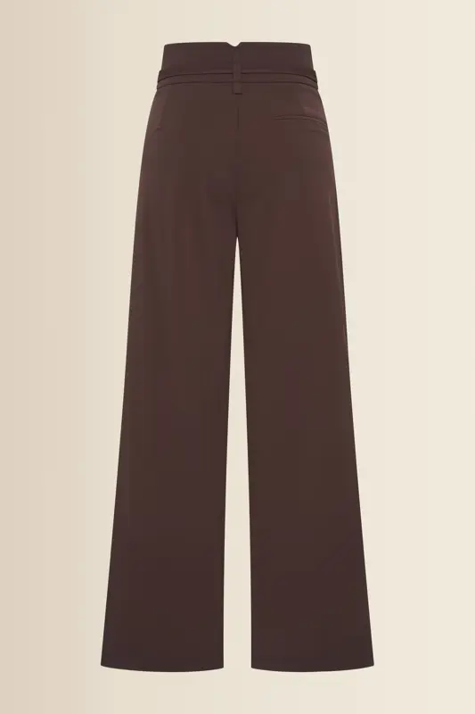 Wijde travel broek