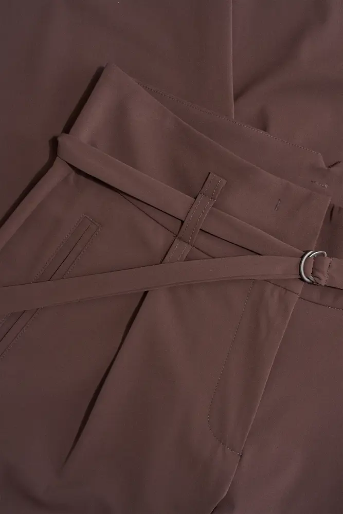 Wijde travel broek
