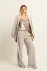 Wijde broek met paillettendetail