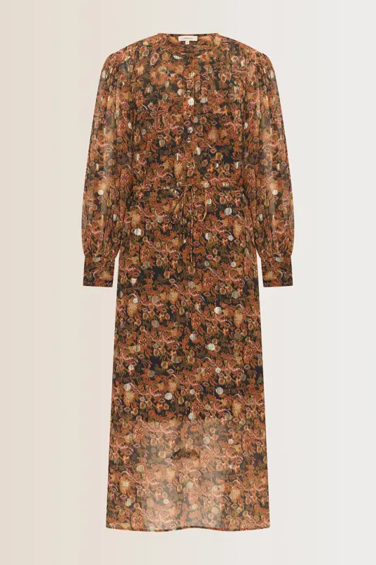Lange jurk met print