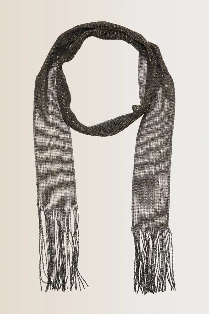 Fijne shawl met lurex
