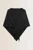 Gebreide driehoekige shawl