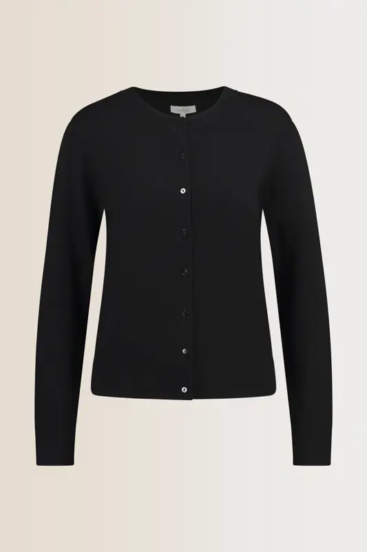 Vest met ronde hals
