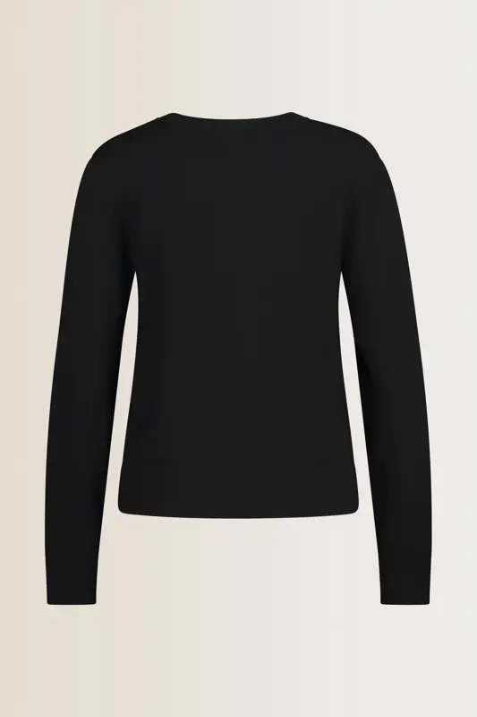 Vest met ronde hals