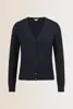 Vest met V-hals