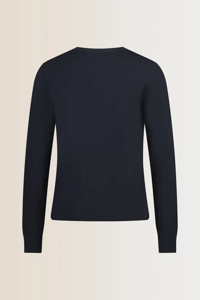 Vest met V-hals