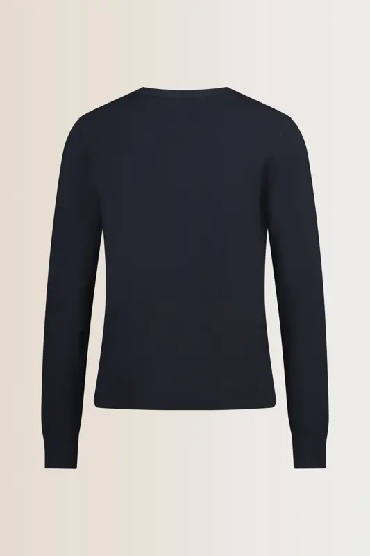 Vest met V-hals