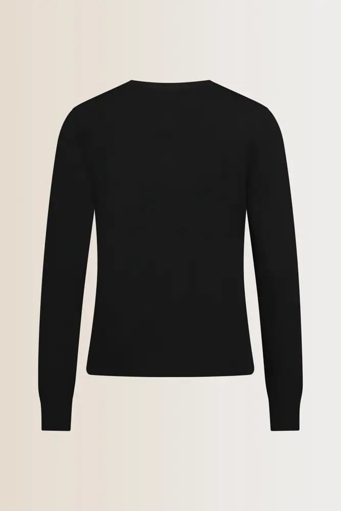 Vest met V-hals