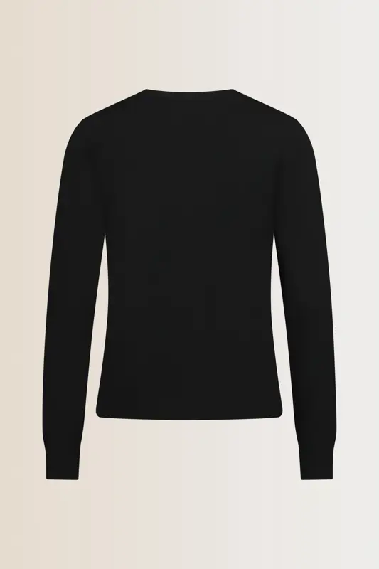 Vest met V-hals