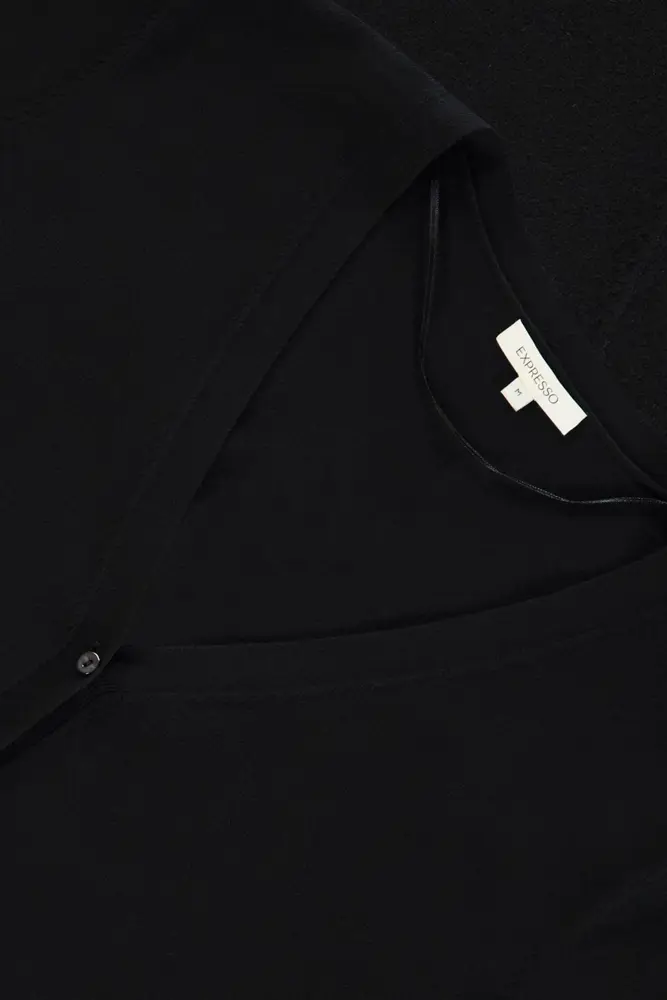 Vest met V-hals