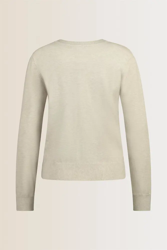 Vest met ronde hals
