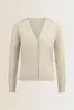 Vest met V-hals