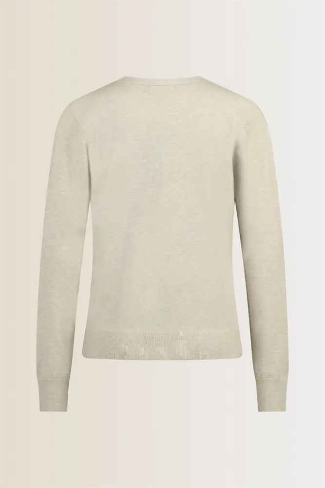 Vest met V-hals