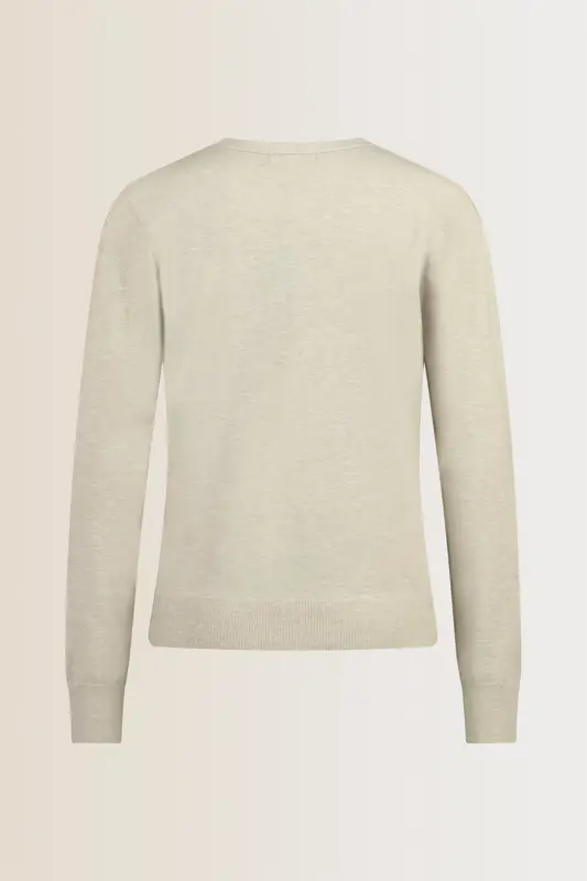 Vest met V-hals