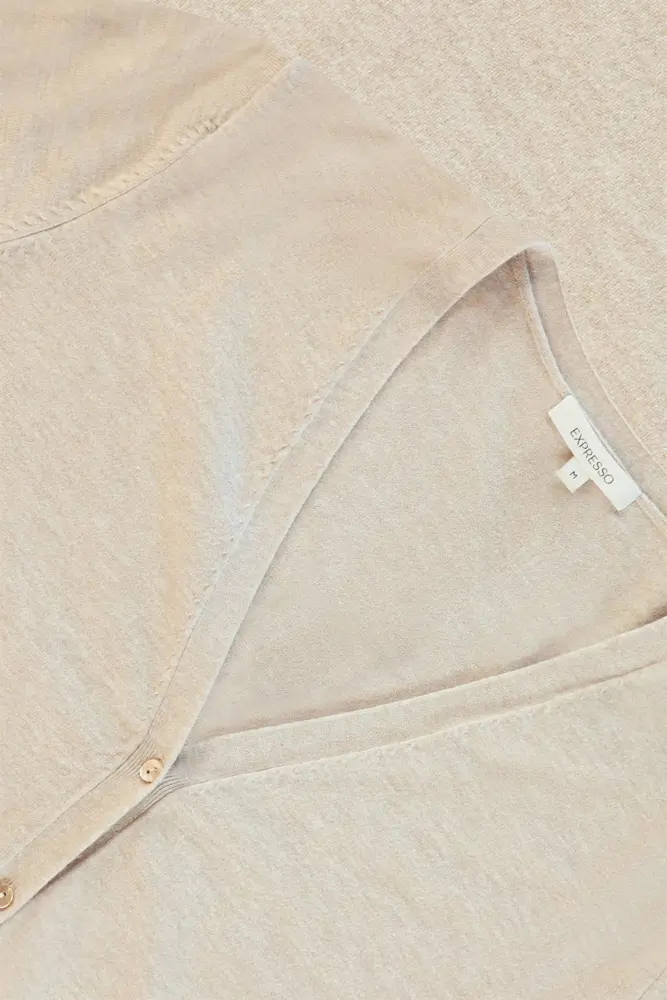 Vest met V-hals