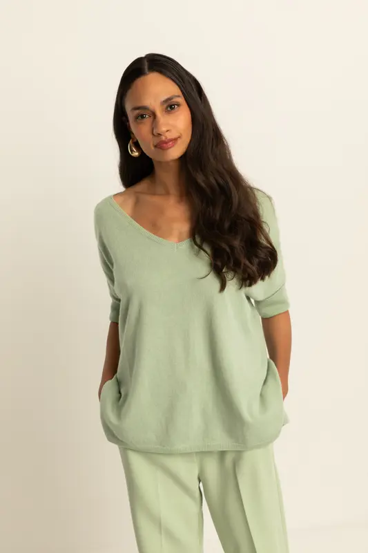 Cashmere-mix trui