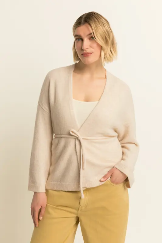 Vest met ceintuur