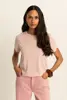 T-shirt met strassdetail
