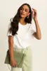 T-shirt met kralendetails