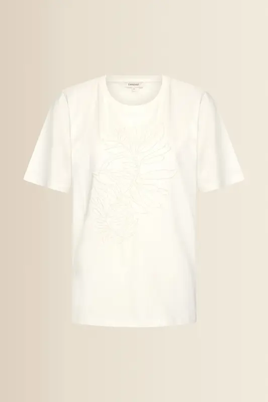 T-shirt met kralendetails