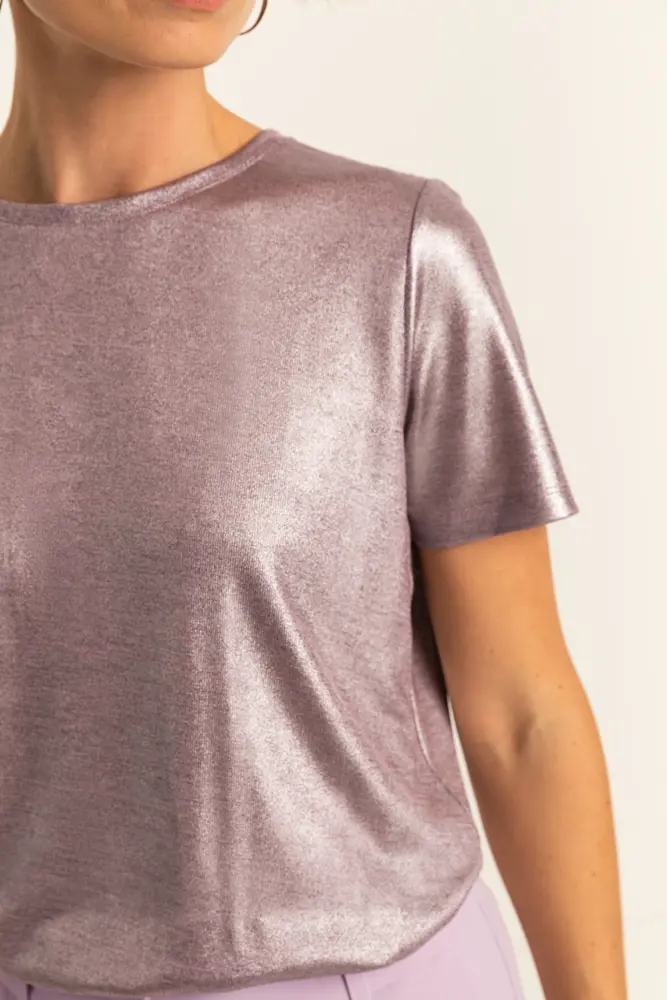 Metallic T-shirt