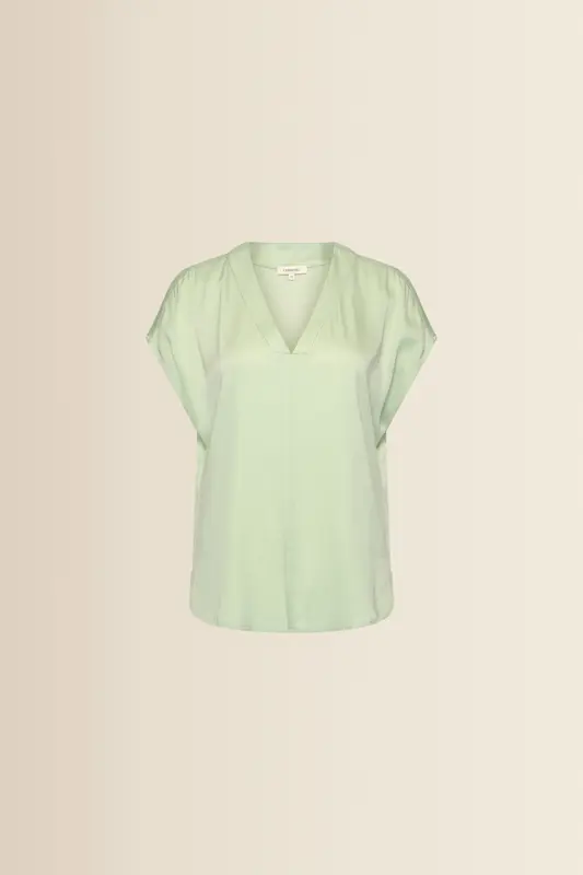 Blouse met V-hals