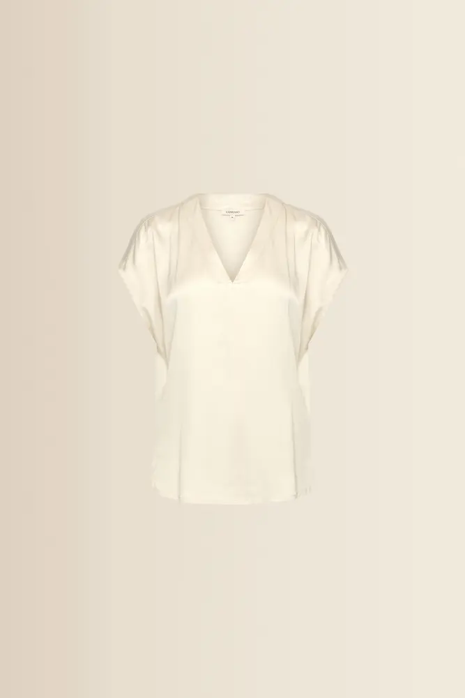 Blouse met V-hals