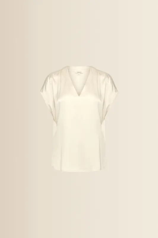 Blouse met V-hals