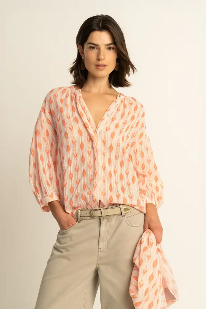 Blouse met print
