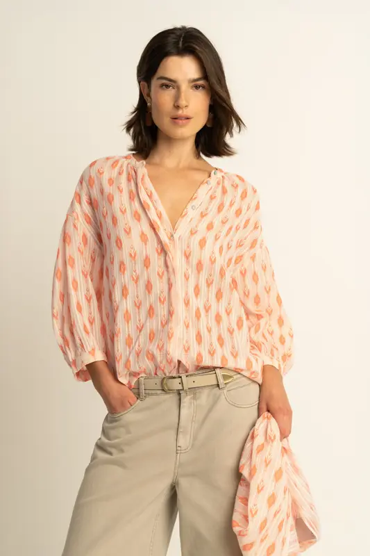Blouse met print