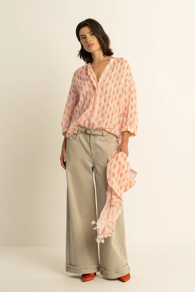 Blouse met print