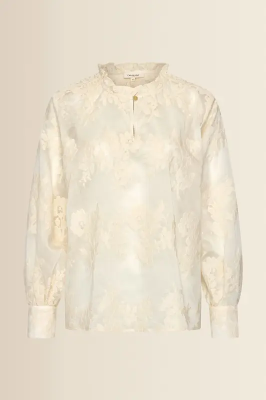 Geborduurde blouse