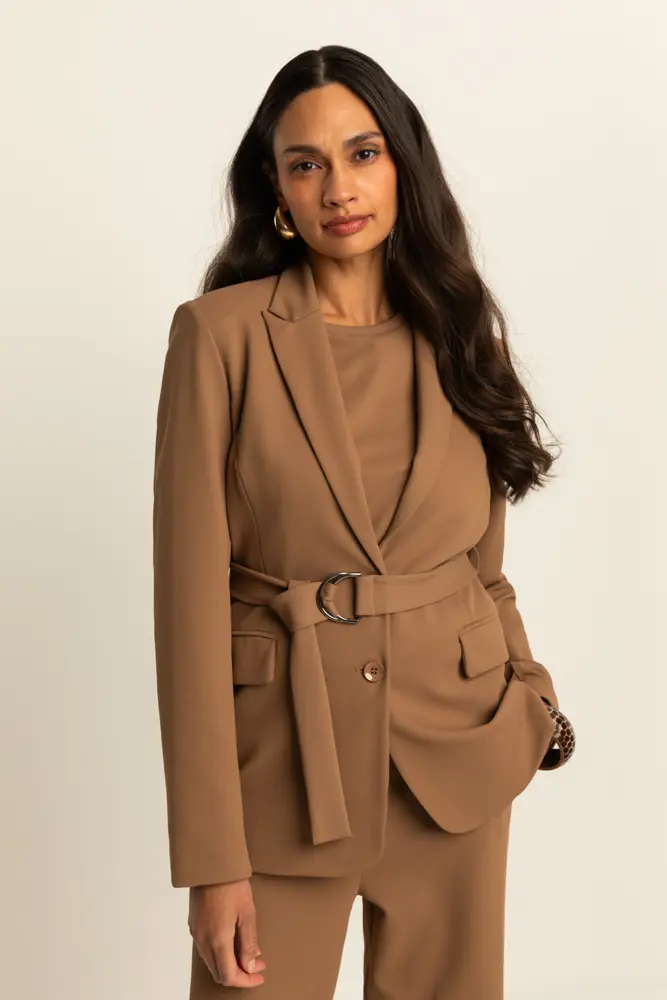 Blazer met ceintuur