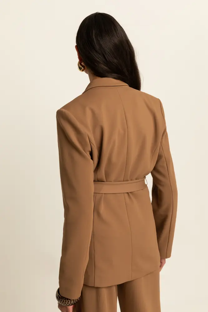 Blazer met ceintuur