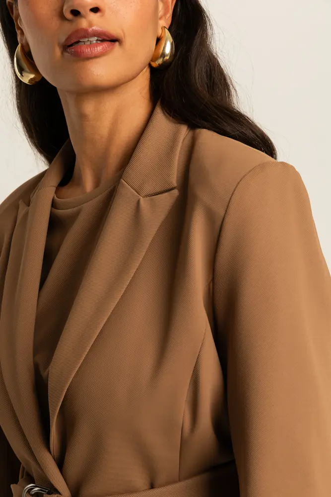 Blazer met ceintuur