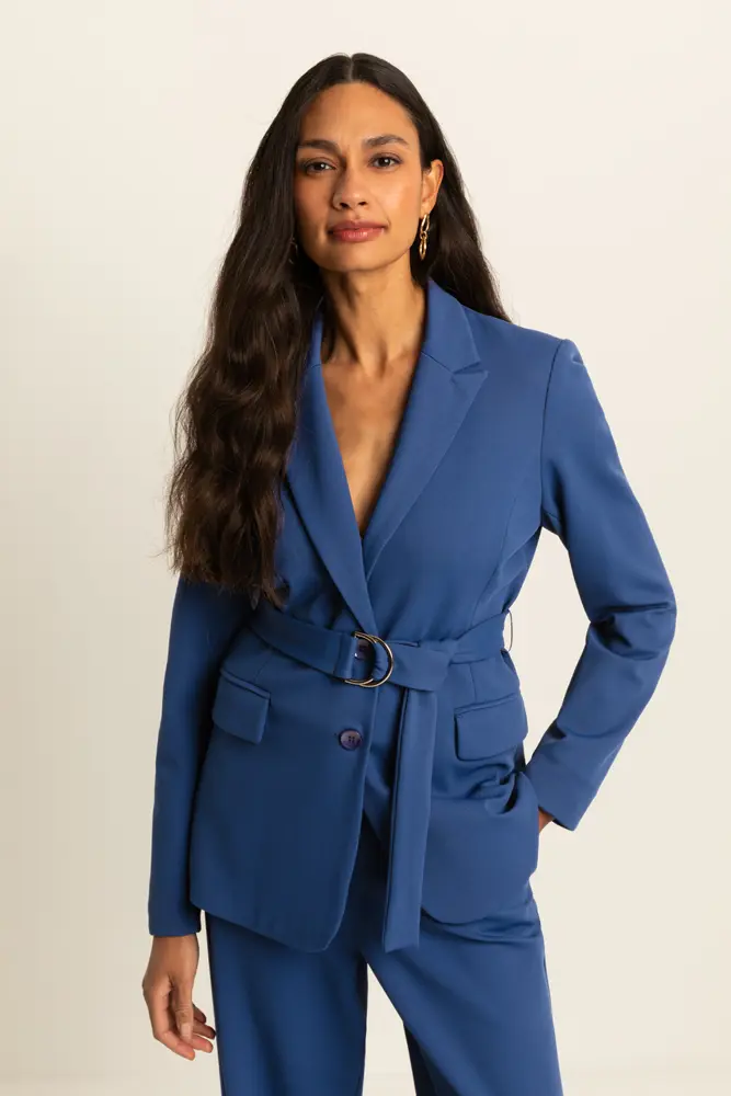 Blazer met ceintuur
