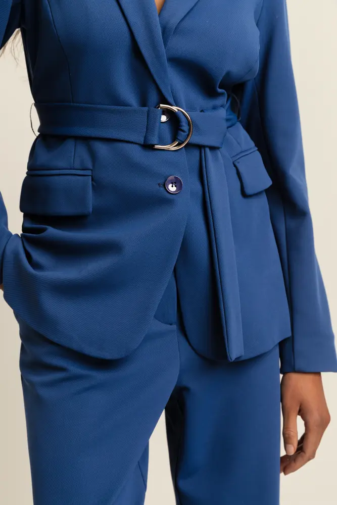 Blazer met ceintuur