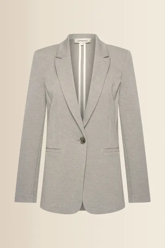 Pique geweven blazer