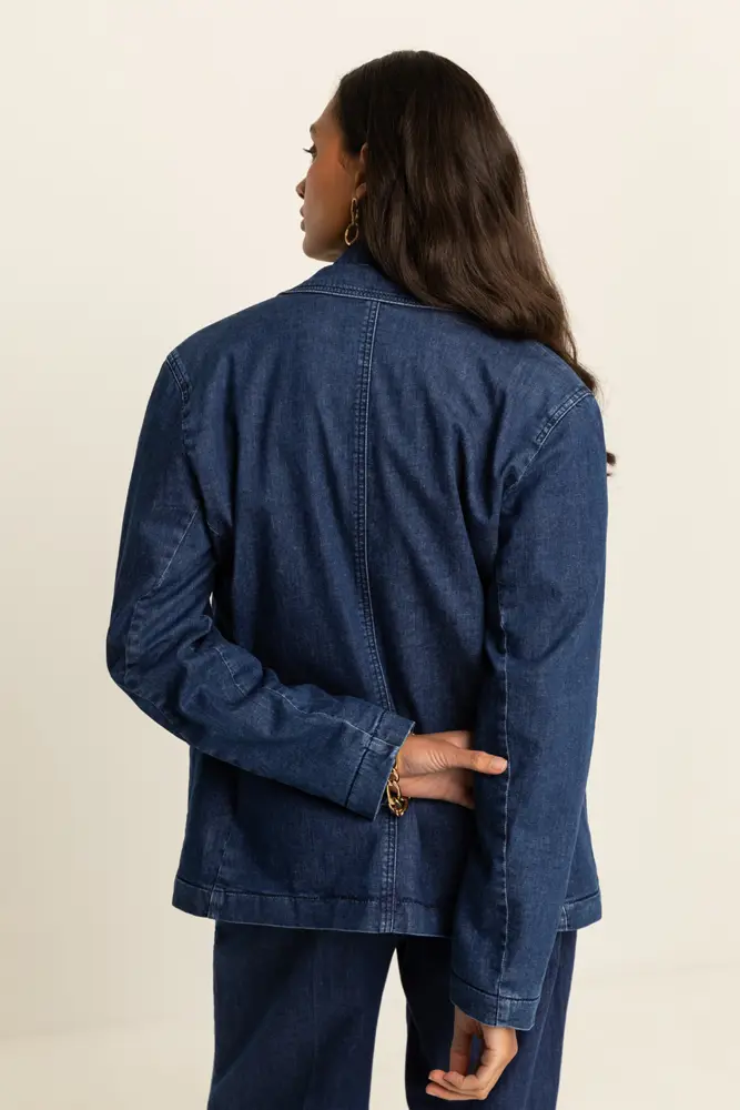 Denim blazer