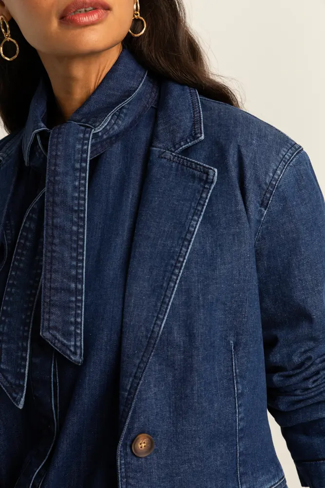 Denim blazer