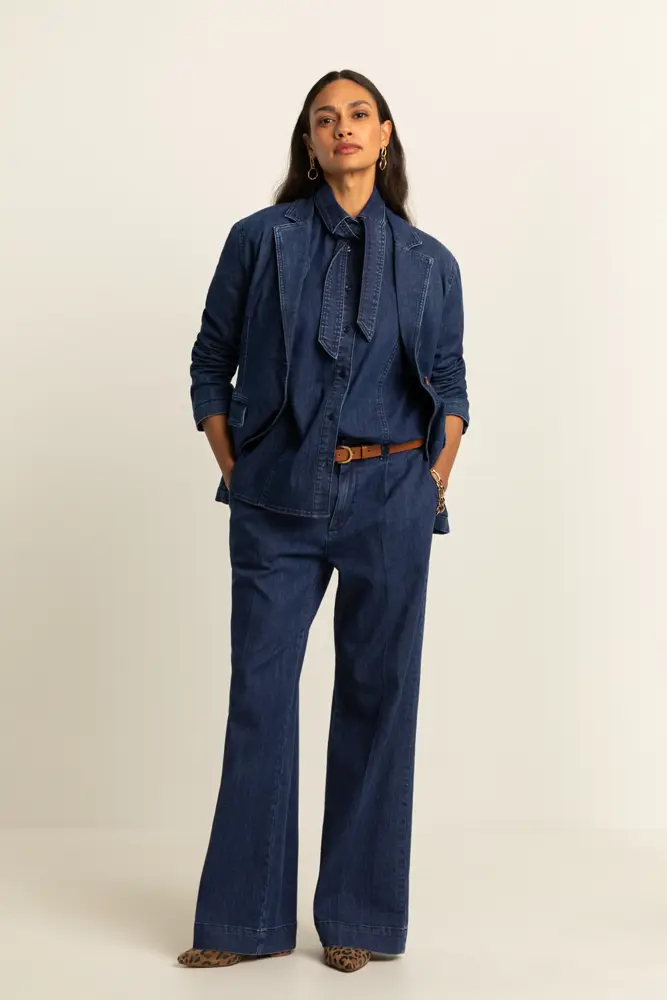 Denim blazer