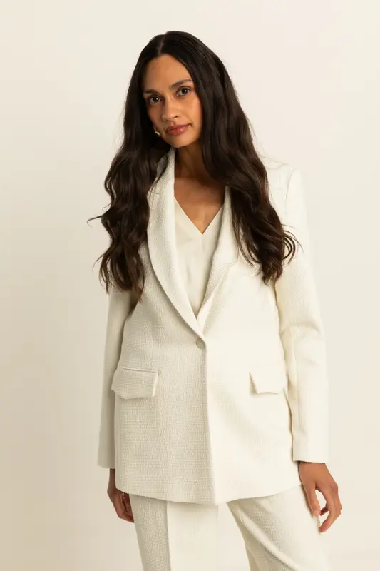Bouclé blazer