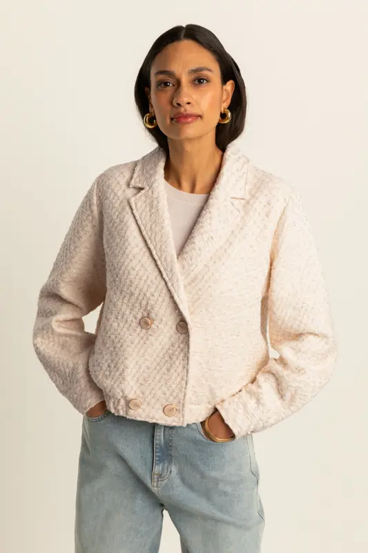 Bouclé blazer