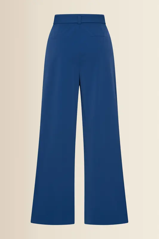 Wijde travelbroek met ceintuur