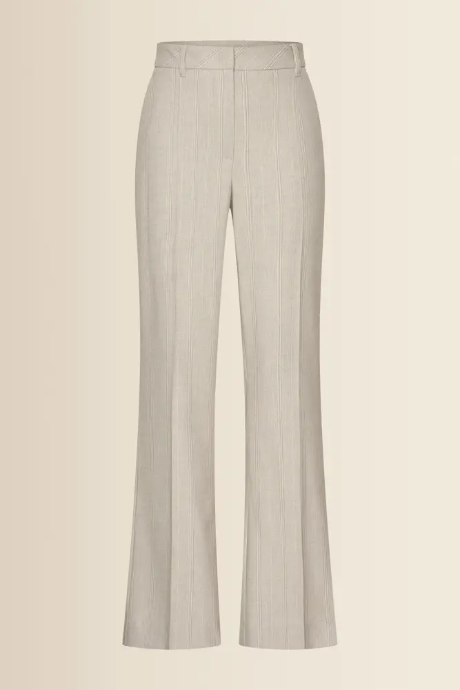 Broek met krijtstreep