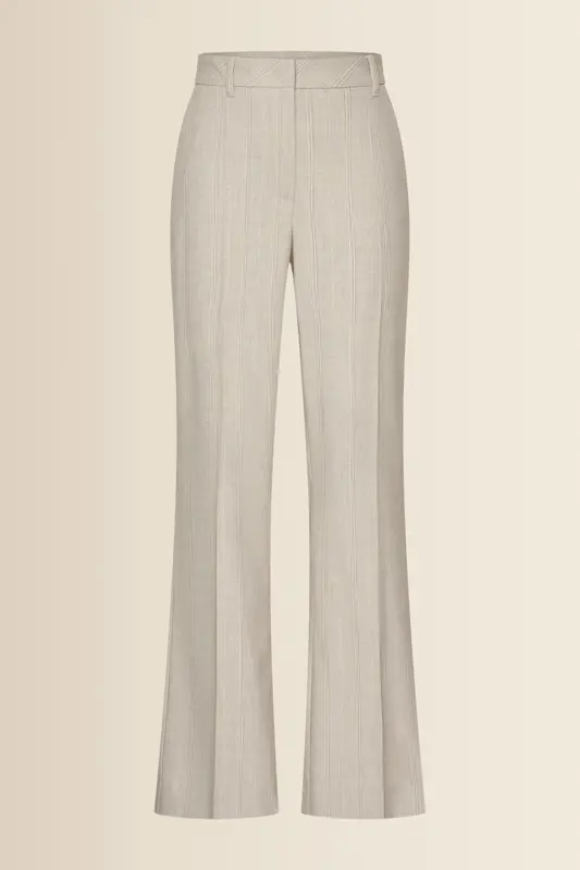 Broek met krijtstreep