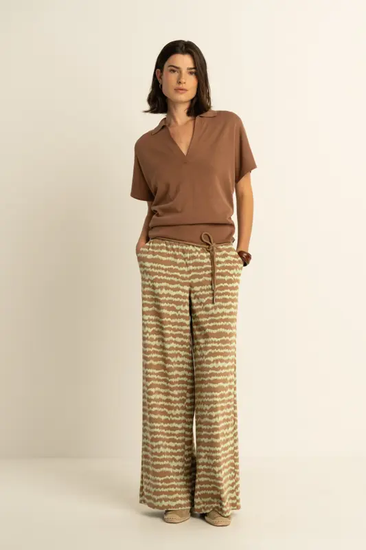 Travelbroek met ceintuur